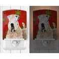 thumbnail image 2 of Carolines Treasures SS4700CNL Wheaten Terrier Doux Flocons de Neige Rouges Enduits Vacances Noël Céramique Veilleuse, 2 of 2