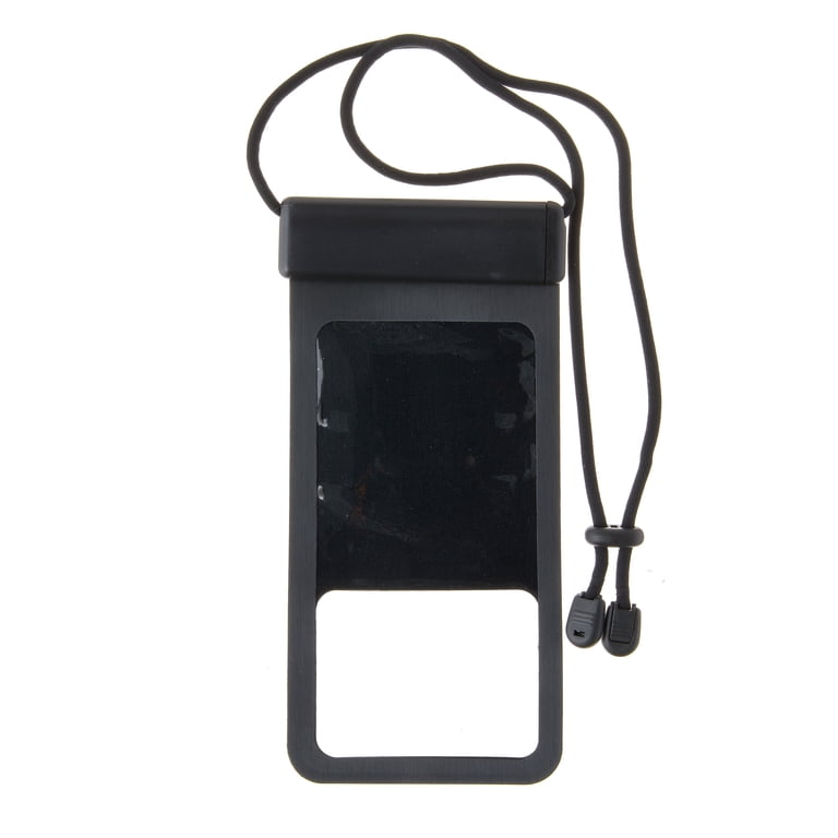 onn. Waterproof Pouch with Adjustable Lanyard Black photo 1