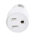 thumbnail image 4 of Light Socket To Plug Adapter Outlet Plug Converter E26 Bulb Socket Adapter, 4 of 7