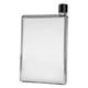 thumbnail image 2 of Botella de agua plana, reutilizable, resistente a fugas, transparente, portátil. 350ml, 2 of 9