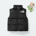 thumbnail image 2 of Favoffer Winter Unisex Kids' Quilted Sleeveless Vest Stand Collar Color-Block Cotton Warm Sports Casual Jacket Outdoor Play Boys Girls Teen 2-15Y, 2 of 4