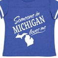thumbnail image 4 of Inktastic Someone in Michigan Loves Me Boys or Girls Toddler T-Shirt, 4 of 5