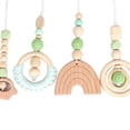 thumbnail image 3 of 4X mordedor de madera actividad infantil juguetes interesantes Baby Shower color 3 Zulema Anillo mordedor, 3 of 8