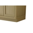 thumbnail image 5 of Elegant Kitchen and Bath Alden 24 Inch Single Bathroom Vanity In Honey Brown, 5 of 13