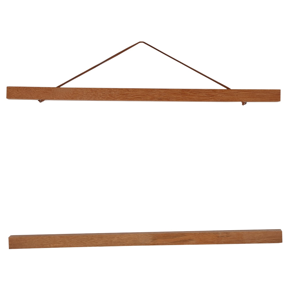 Magnetic Poster Hanger Modern Natural Teak Wooden Photo Frame Diy magnetic-poster-hanger-modern-natural-teak-wooden-photo-frame-diy