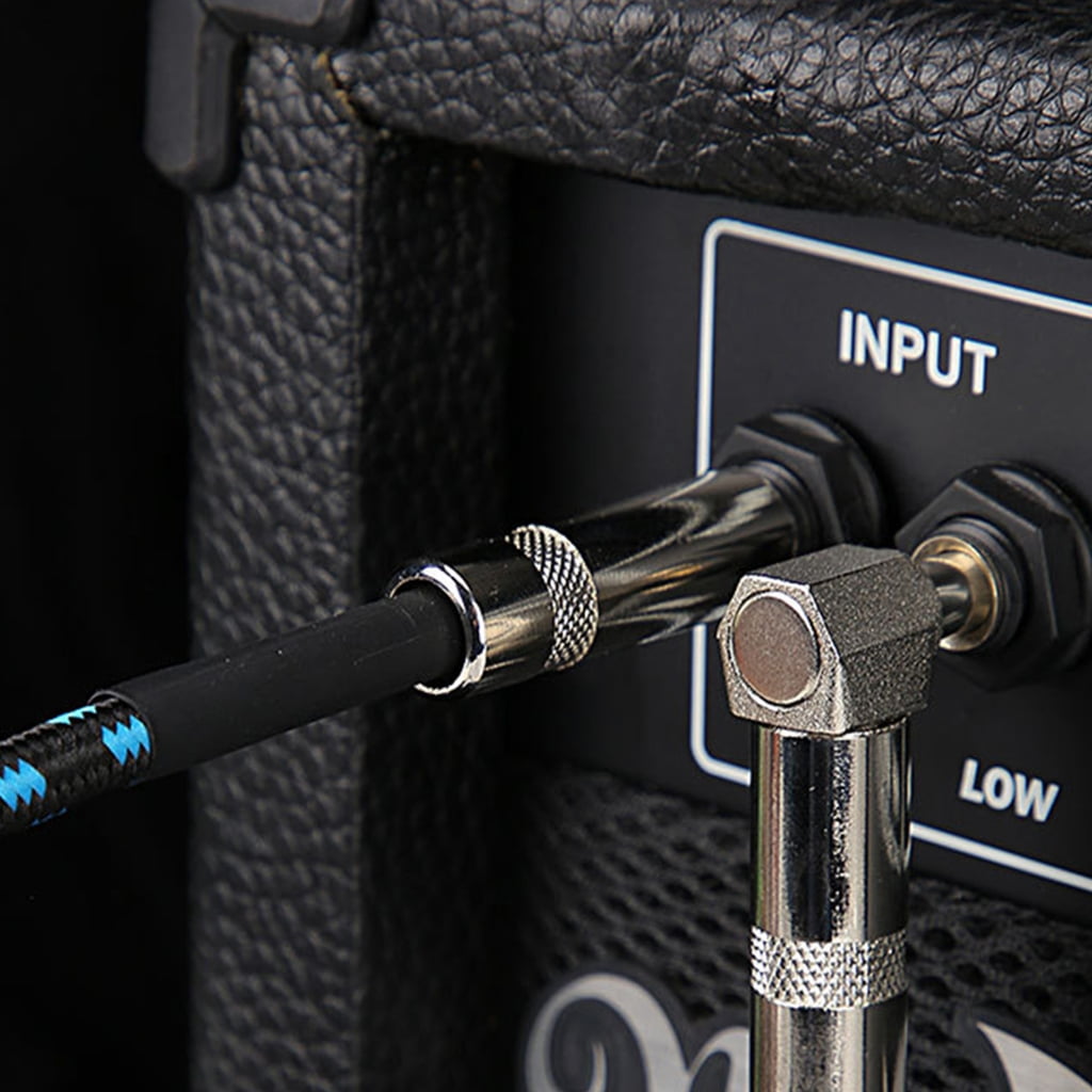 Jesscasday Heavy Duty Electric Guitar Cord Double Shielding Design Gold Plate Plugs Enhances Signal Transmission For Musicians