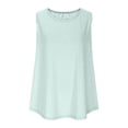 thumbnail image 2 of Gamivast Plus Size Tank Tops for Women Sleeveless Crewneck Loose Fit Casual Tunic Shirts Soft Lightweight Summer Basic Blouse for Vacation Everyday Wear Beige XXXL, 2 of 7