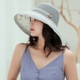 thumbnail image 5 of Women Mesh Sun Hats Summer Beach UV Protection Packable Wide Brim, 5 of 7