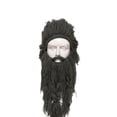thumbnail image 1 of Sombrero vikingo con barba larga para adultos, gorro de hilo grueso, 1 of 2