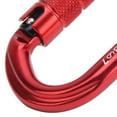 thumbnail image 4 of Mousqueton d'Escalade, Résistance à la Traction Élevée Mousqueton en Alliage d'Aluminium Haute Capacité de Charge pour Alpinisme pour Descente Rouge, Bleu, 4 of 8
