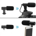 thumbnail image 2 of Video Microphone On-Camera Mini Condenser Record Interview Vlog Mic for Phone DSLR Camera 3.5mm, 2 of 4