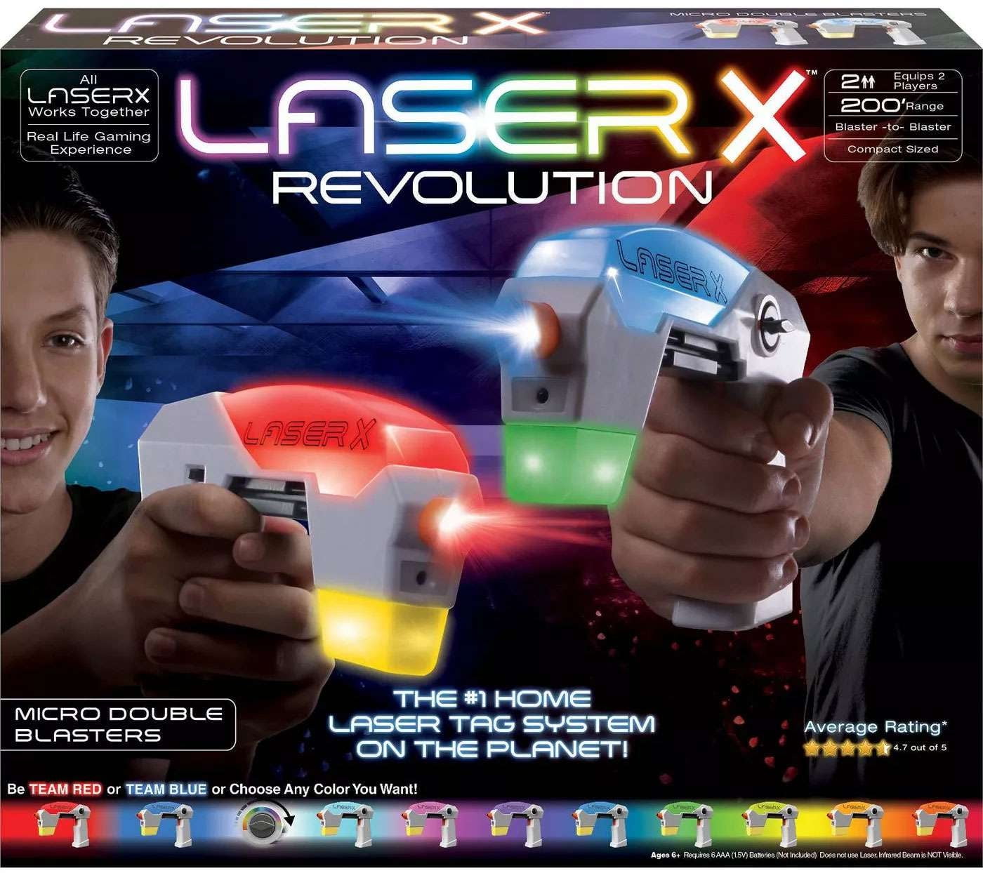 Laser X Evolution Home Laser Tag System, Infrared Micro Double