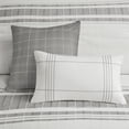 thumbnail image 6 of Harbor House 5-Piece Jacquard Transitional Cotton Duvet Set in White, 6 of 6