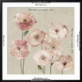 thumbnail image 5 of Art.com Delicate Pink Flowers Art Print by Asia Jensen, Black Frame Wall Art, 29" x 29", 5 of 5