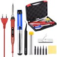 thumbnail image 1 of 110V Electric Adjustable Temperature Soldering Iron Gun Set Kit Welding, 1 of 7