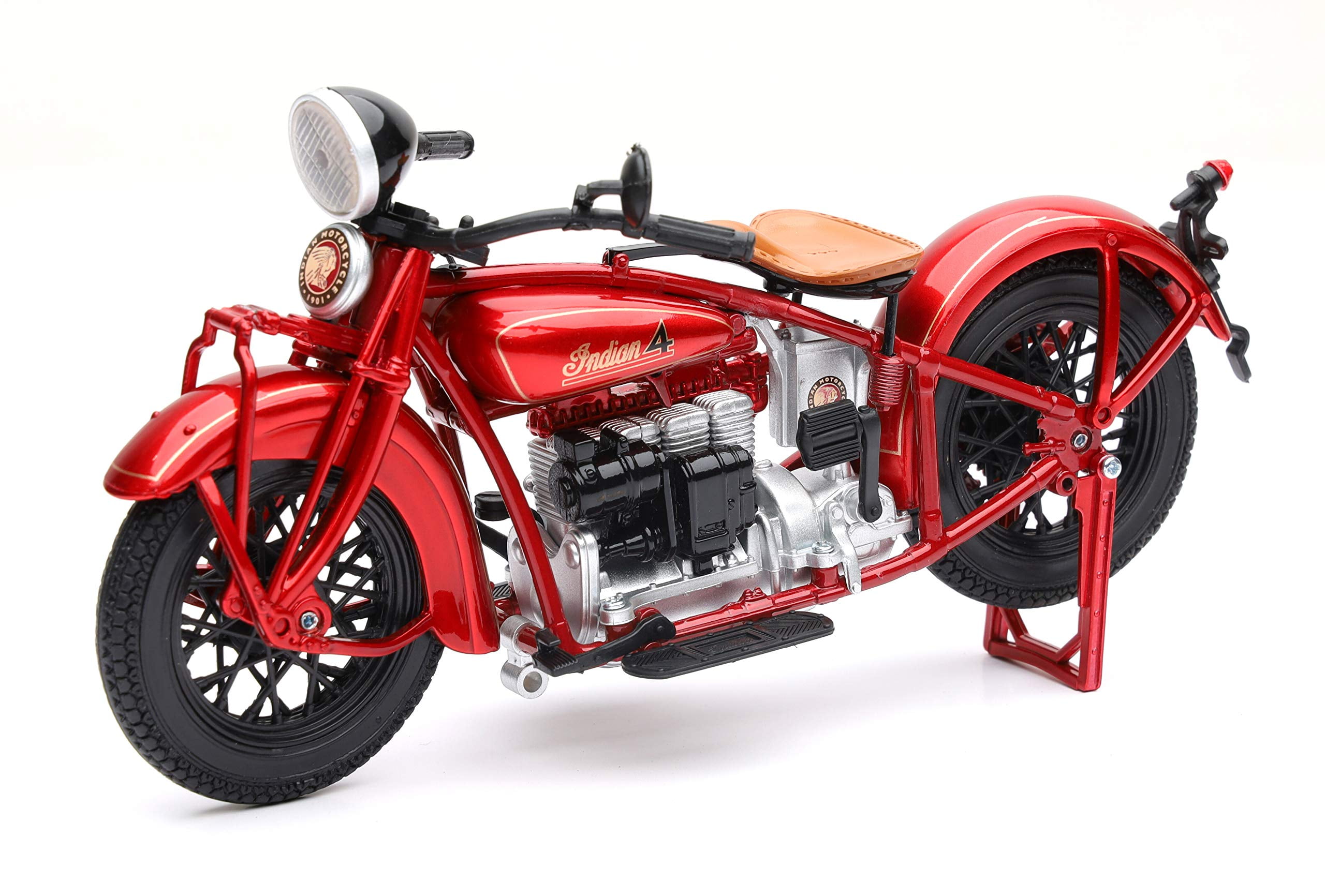New Ray Indian Motorcycle Diecast Models, 1/32 Scale, Set of New Ray Indian Motorcycle Diecast Models, 1/32 Scale, Set of