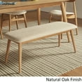 thumbnail image 2 of iNSPIRE Q Norwegian Danish Modern Tapered Upholstered Dining Bench  Modern, 2 of 5