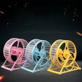 thumbnail image 6 of Hamster Wheel,Hamster Exercise Wheel Silent Treadmill Running Cage with Bracket Suitable for Hamsters Golden Bears Gerbils,Yellow, 6 of 9
