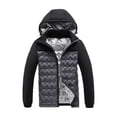 thumbnail image 2 of XXWXYD Boys Girls 𝖶aterproof Lightweight Hooded Puffer Jacket Winter Warm Windproof Zipper Quilted Coat Kids Outerwear Padded Down Coat Thermal Coat, 2 of 3