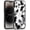 FL-Black Tulip, variant on Case for iPhone 15 Pro Case with Matte Queen of Flower Floral Design, Cute Clear Phone Cover for Women Girls, [10FT MIL-Grade Drop Protection] [Non Yellowing] Black Slim Bumper