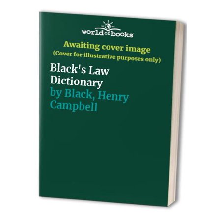 Pre-Owned Black's Law Dictionary with Pronunciations, 6th Edition (Centennial Edition 1891-1991) (Hardcover) 031476271X 9780314762719