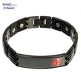 thumbnail image 1 of Serenity2000 Magnetic Medic Alert Bracelet - MBLK - NEW, 1 of 1