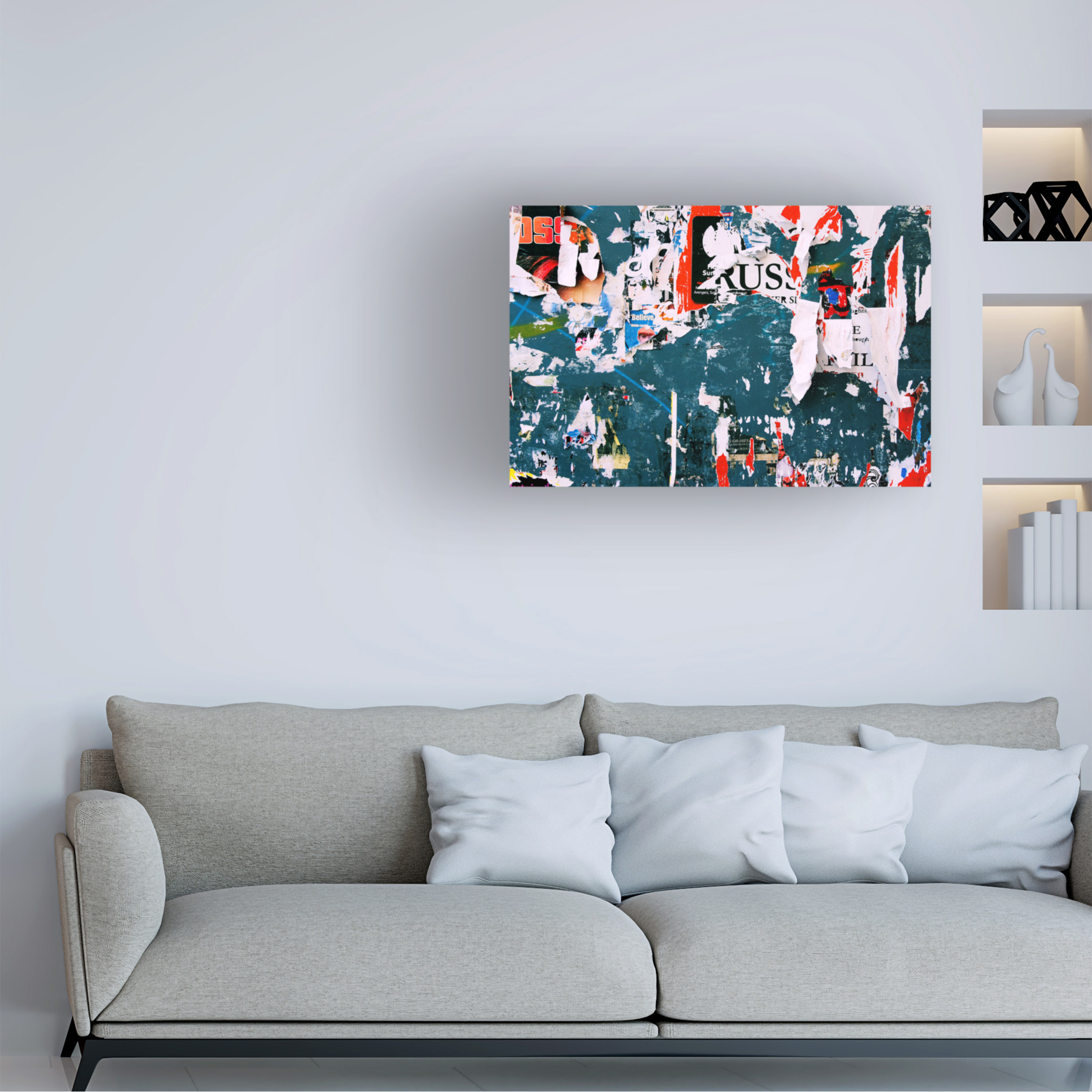 Trademark Fine Art "Yesterday's News" Canvas Art by Beata Czyzowska Young