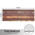 thumbnail image 5 of Kitchen Rugs Sets Of 2,Boho Red Multicolored Ethnic Pattern Anti Fatigue Kitchen Mat Rugs Non Slip Washable,Decorative Kitchen Floor Mats for Kitchen,Sink,Laundry,17"X47", 5 of 5