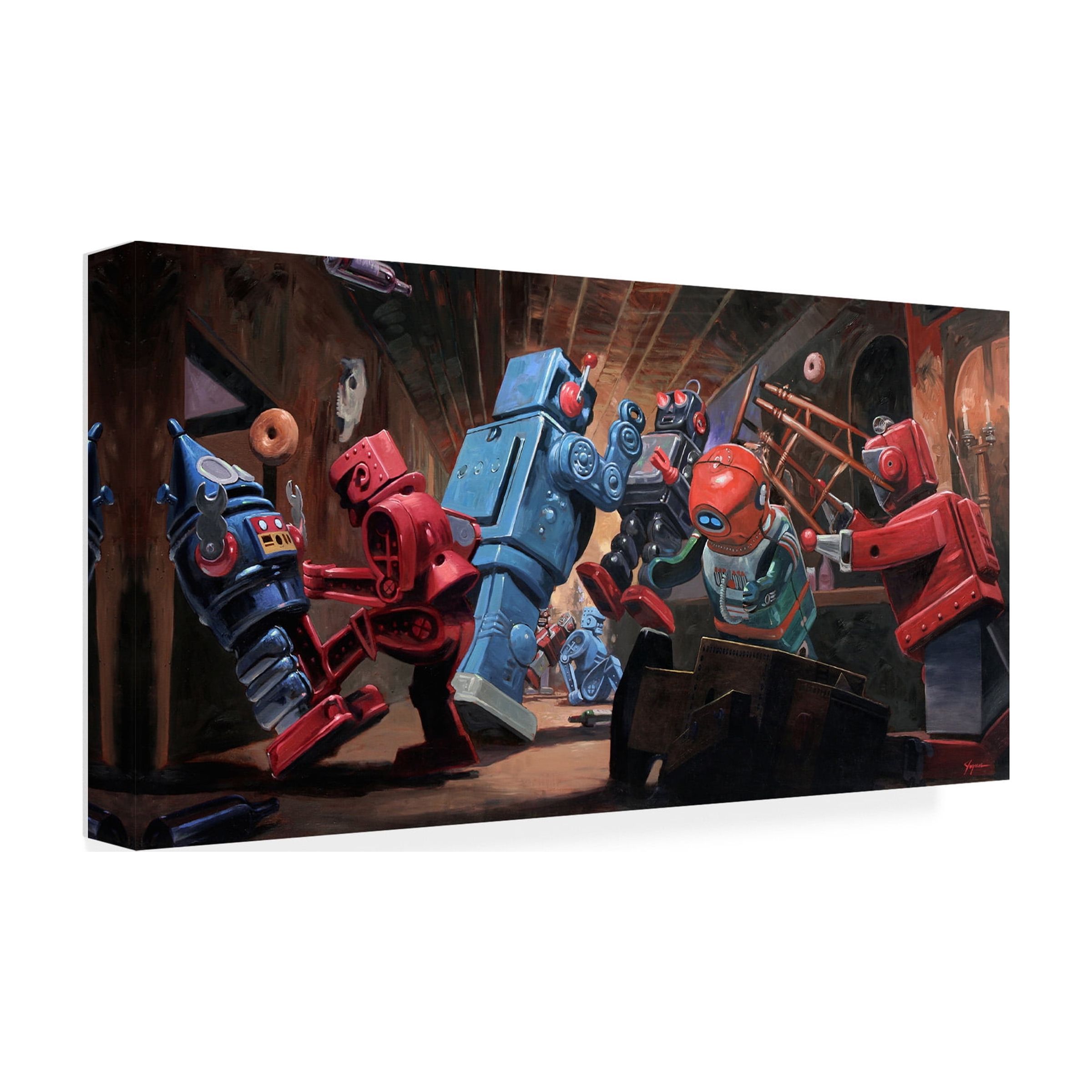 Eric Joyner 'Malfunction' Canvas Art