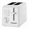 thumbnail image 5 of Cuisinart Plastic Compact 2 Slice White Toaster, 5 of 6