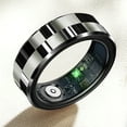 thumbnail image 4 of Bague Intelligente de Suivi de Santé, Bague Intelligente de Suivi de Mise en Forme Contrôle Multiples Modes Sportifs Alliage d'Aluminium Résistant à l'Eau 5ATM avec Application pour la Course pour Hommes No.8,No.9,No.10,No.11, 4 of 7