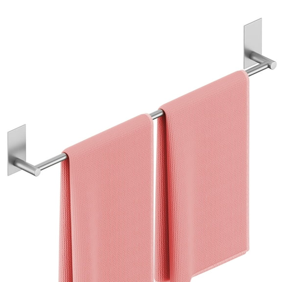 KES Bathroom Towel Bar Self Adhesive, 24 inch Towel Holder Stainless Steel SUS304 No Drill Towel Hangers Stick on
