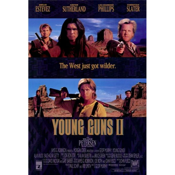Pop Culture Graphics Movif1408 Young Guns 2 Movie Poster Print 44 27 X 40 Walmart Com Walmart Com