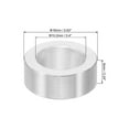 thumbnail image 2 of M10 Aluminum Spacers, 12 Pcs Metal Spacers Aluminum 10.2mm ID x 16mm OD x 6mm L Aluminum Spacer Screw Standoff Round for 3/8 or M10 Screw Bolts, 2 of 5