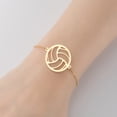 thumbnail image 1 of Sports Accessories Series Fashion Geometric Round Hollow Volleyball Football Bracelet Design, 1 of 3