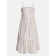 thumbnail image 5 of Time and Tru Women's Sleeveless Eyelet Cotton Midi Dress, Sizes XS-XXXL, 5 of 5
