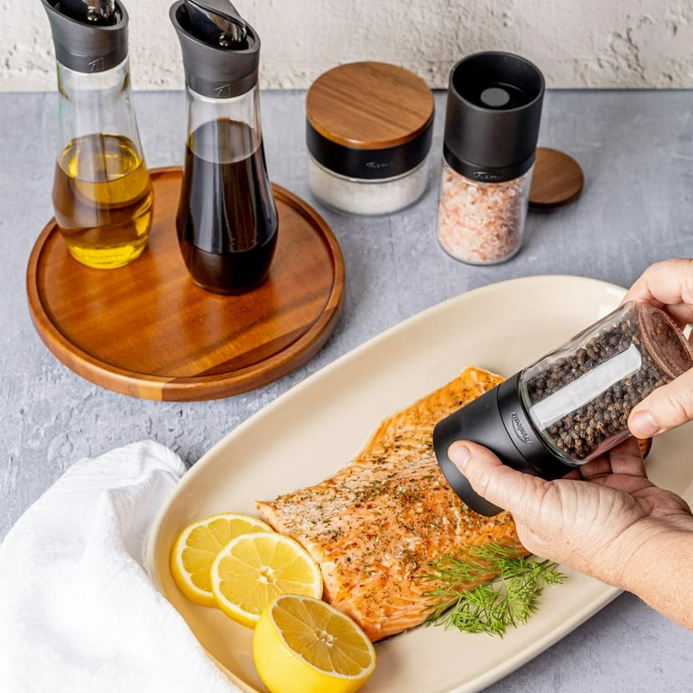 Trudeau Lazy Susan Seasoning Station, 6 Piece Set - Walmart.com