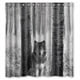 thumbnail image 1 of ABPHQTO Lobo en el bosque Cortina de ducha Cortina de ducha impermeable 160x180 cm, 1 of 2