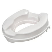 Drive Medical Raised Toilet Seat with Lock, Standard Seat, 2"