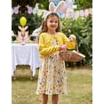 thumbnail image 5 of Arshiner Toddler Girls Dress Sets Cute A-Line Tank Dress with Pockets and Long Sleeve Shrugs, 5 of 9
