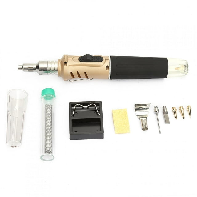 Gas Soldering Iron, Automatic Ignition Come With Storage Case, Soldering Iron Kit, Multipurpose Aviation Repair IC Board Electrical Appliance For Car Repair
