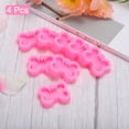 thumbnail image 3 of Uxcell 8 Pcs Moldes de Silicona para Colgantes de Resina en Forma de Hueso, Kit de Llaveros, Rosa, 3 of 6