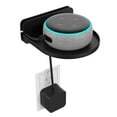 thumbnail image 4 of OUNONA Black Plastic Speaker Stand Wall Holder for WiFi Router Compatible with Various Devices, 4 of 7