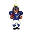 thumbnail image 2 of Ornement Joueur de Football en Verre Soufflé des Rams de St. Louis, 2 of 2