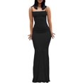 thumbnail image 2 of ORUYROP Robe Maxi Moulante pour Femmes Aguichant à Bretelles Spaghetti Sans Manches Moulante Longue 2023, 2 of 7