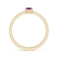 thumbnail image 2 of ANGARA Natural 0.4 Ct. Amethyst Solitaire Stackable Ring in 14K Yellow Gold for Women (Ring Size: 11.5), 2 of 9