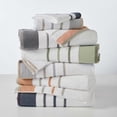 thumbnail image 6 of Luxurious Soft Cotton Decorative 6 Piece Towel Set, Clay / Taupe., 6 of 6