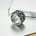thumbnail image 2 of RSAMD Vintage Mens Silver Stainless Steel Gothic Punk Biker Rings Jewelry lots Sz8-15-8-#26, 2 of 2