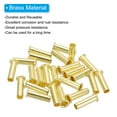 thumbnail image 3 of Brass Compression Insert, 75 Pcs 6mm OD x 4mm ID Tube Insert Tube Support Compression Fitting Assortment Kit for Water Oil Air Pipe, 3 of 6