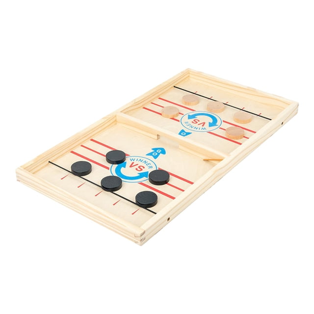 Juego de disco rápido de madera Juegos familiares de madera Juego de mesa familiar para interiores y exteriores Ajedrez 56x30x27cm